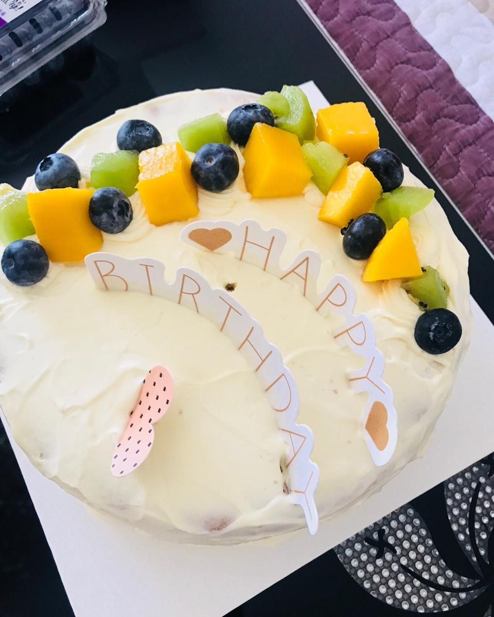 ins 森系小清新生日蛋糕（8寸）
