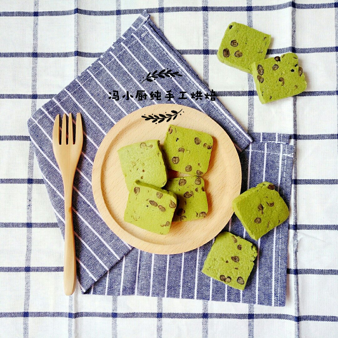 抹茶蜜豆曲奇
