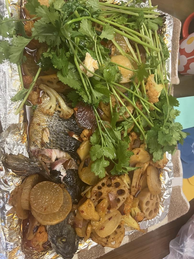 重庆烤鱼(烤箱版)爆好吃，爆简单