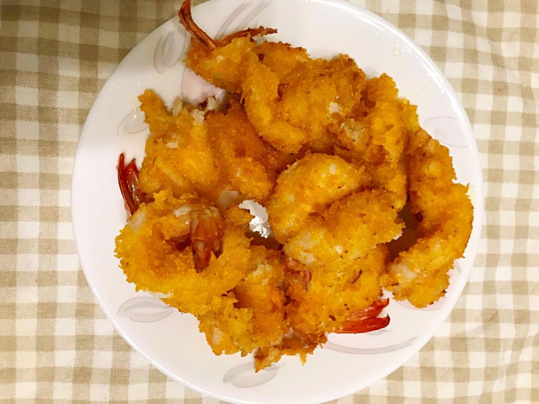 面包糠炸虾
