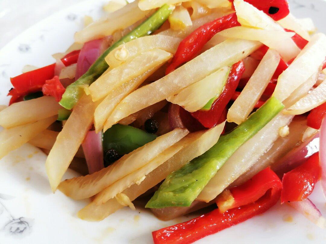 比肉还好吃的，炒白萝卜