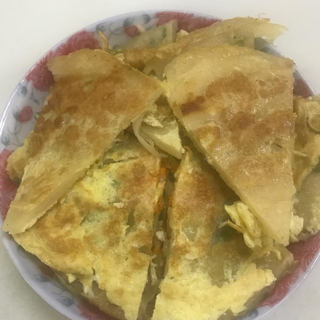 鸡蛋葱油饼                  （更新饼坯保存方法）