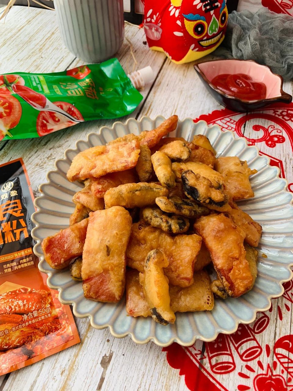 酥炸时蔬的做法