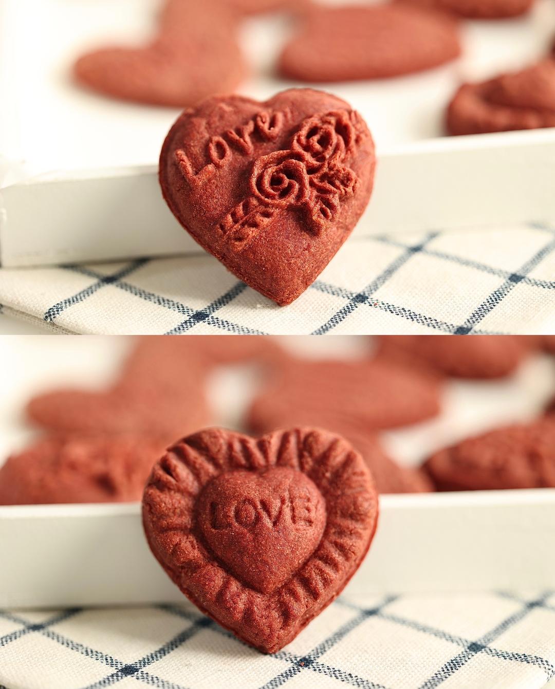 情人节❤️爱心饼干的做法