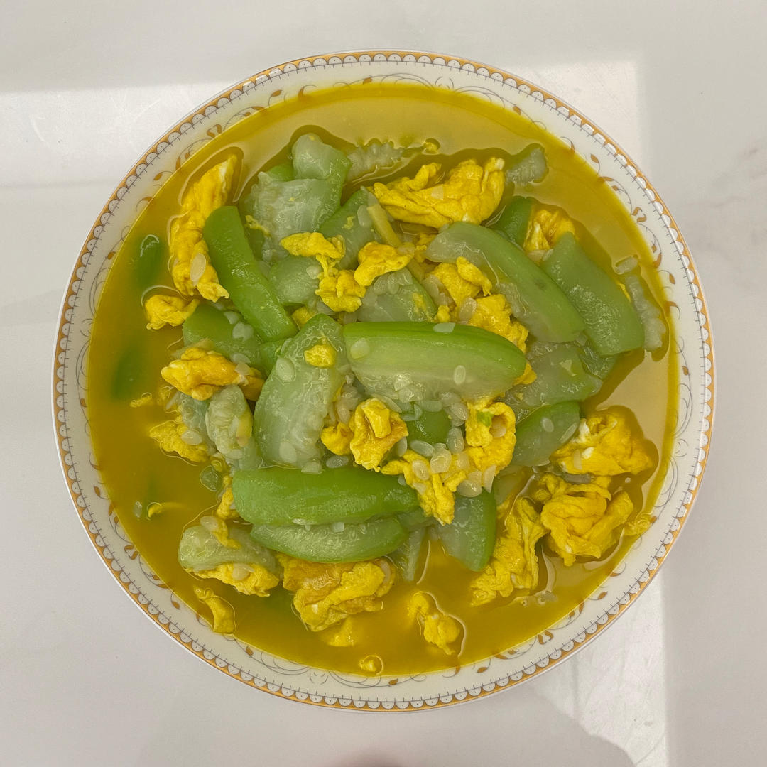 丝瓜炒蛋