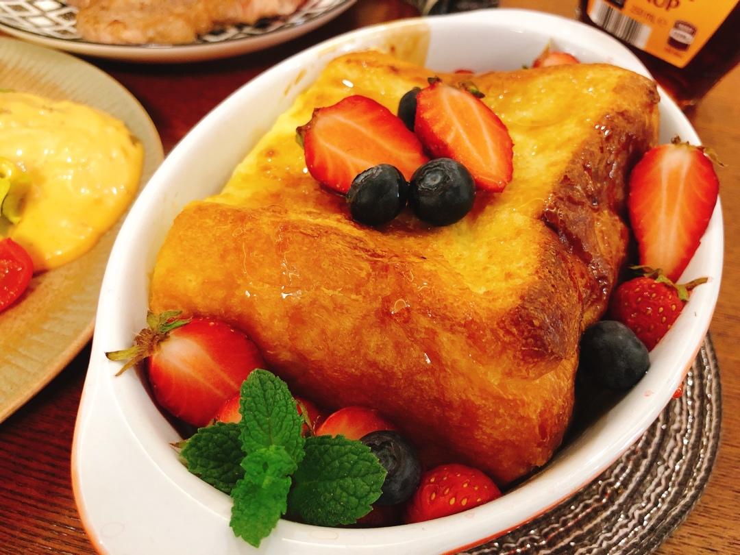 外脆里嫩❗️法式厚吐司❗️吐司的神仙吃法