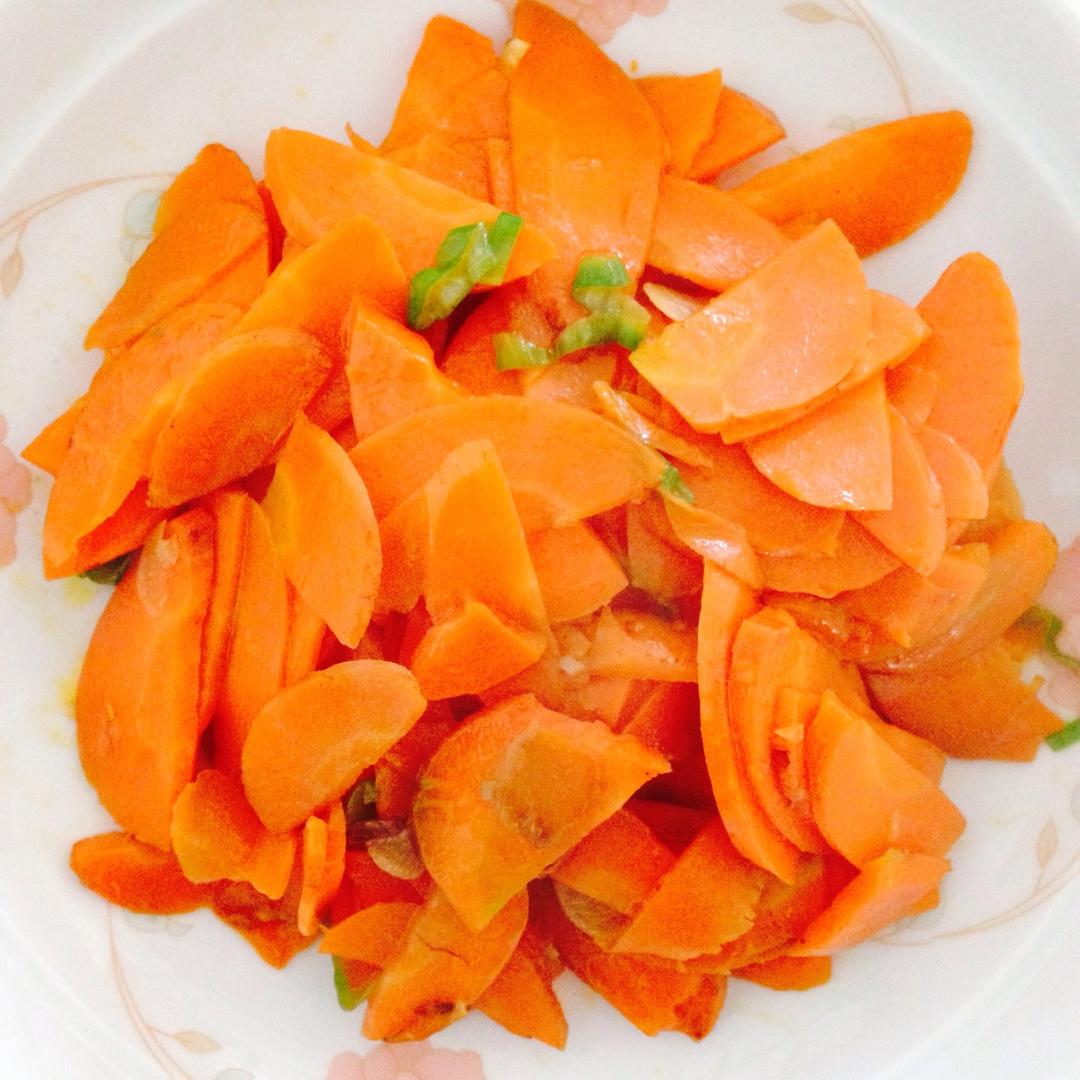estherj3做的清炒胡萝卜