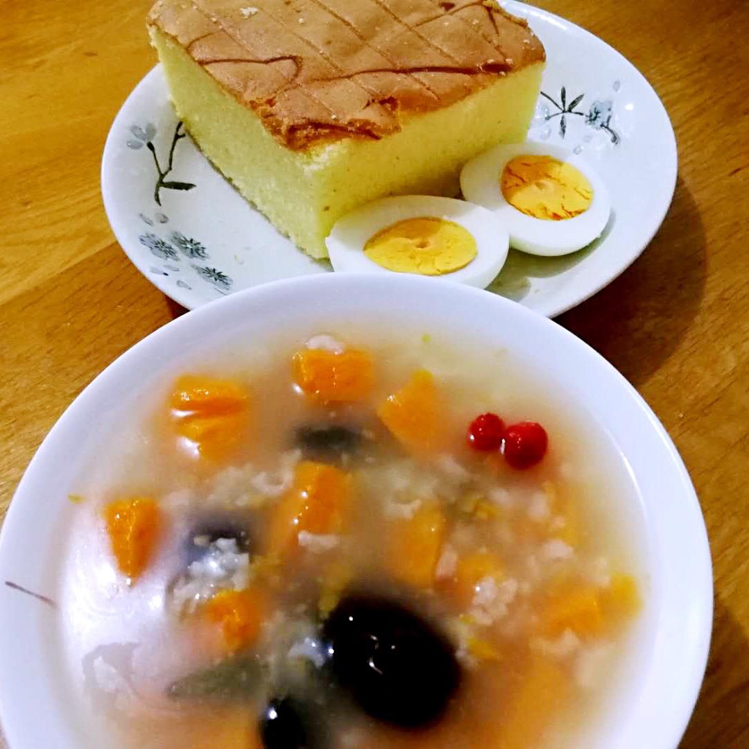 鹏妈家庭厨艺做的早餐2017年11月23日