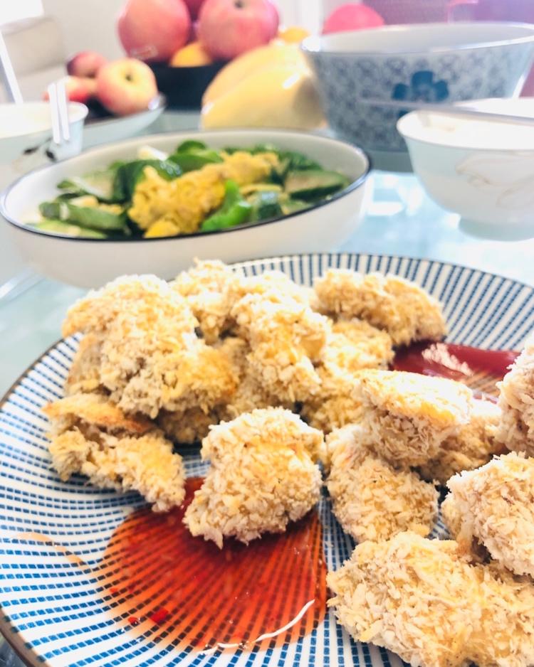 烤箱版少油鸡米花