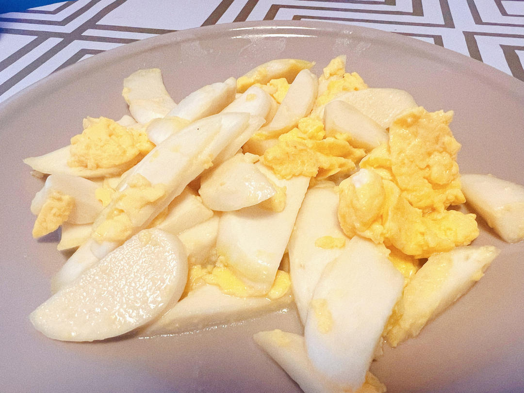 茭白炒鸡蛋