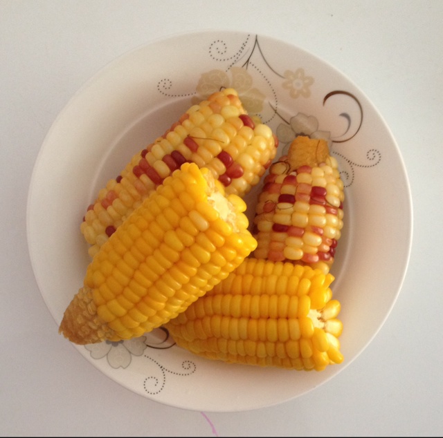 清煮甜玉米