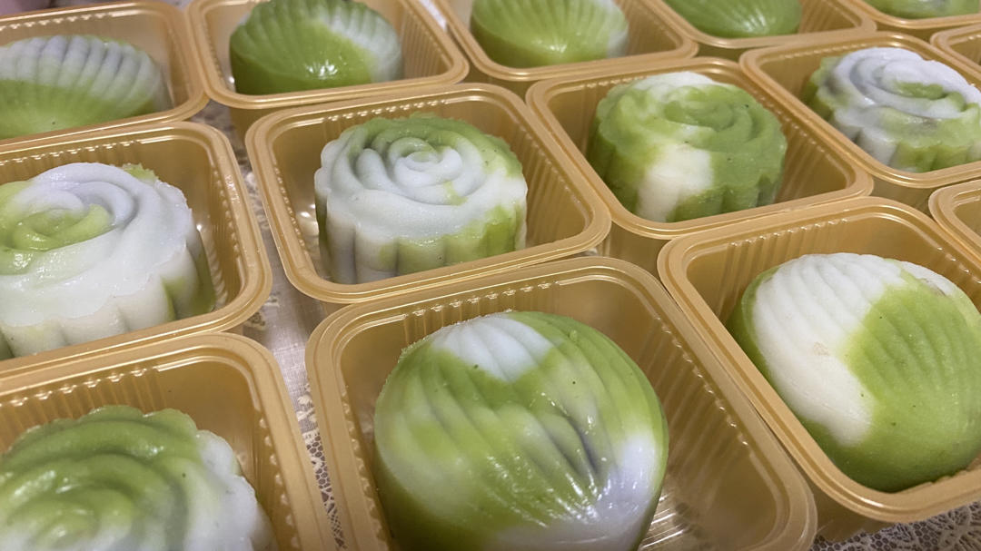🥮高颜值｜冰皮月饼—6重口味，3天依然软糯Q弹｜快手简单美味｜无需烤箱