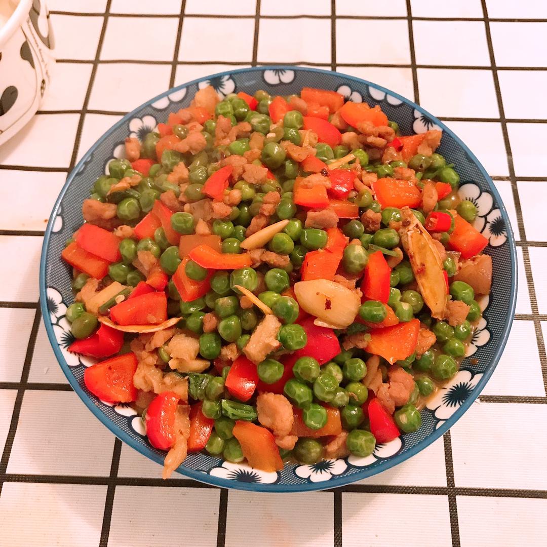 豌豆炒肉