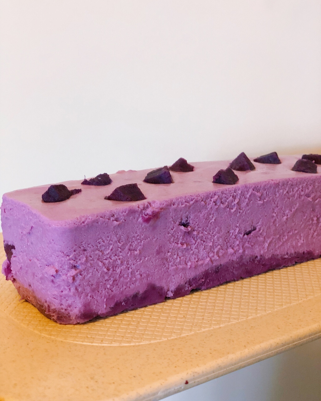 紫薯冻芝士