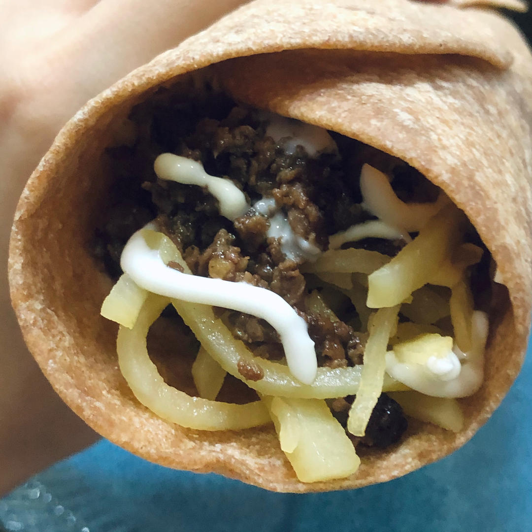 100%全麦墨西哥卷饼皮Tortilla