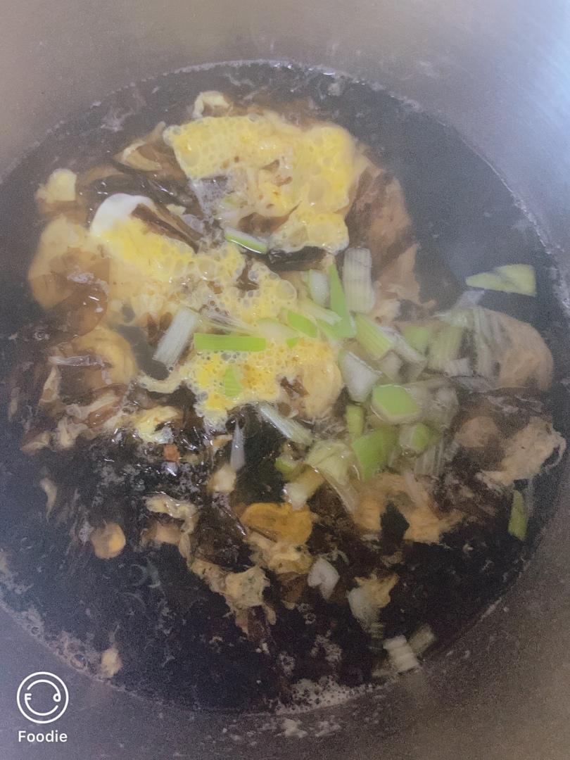 三分钟搞定的虾皮紫菜蛋花汤