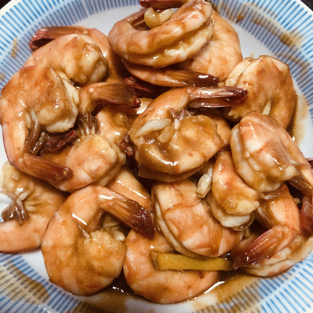 糖醋开背虾