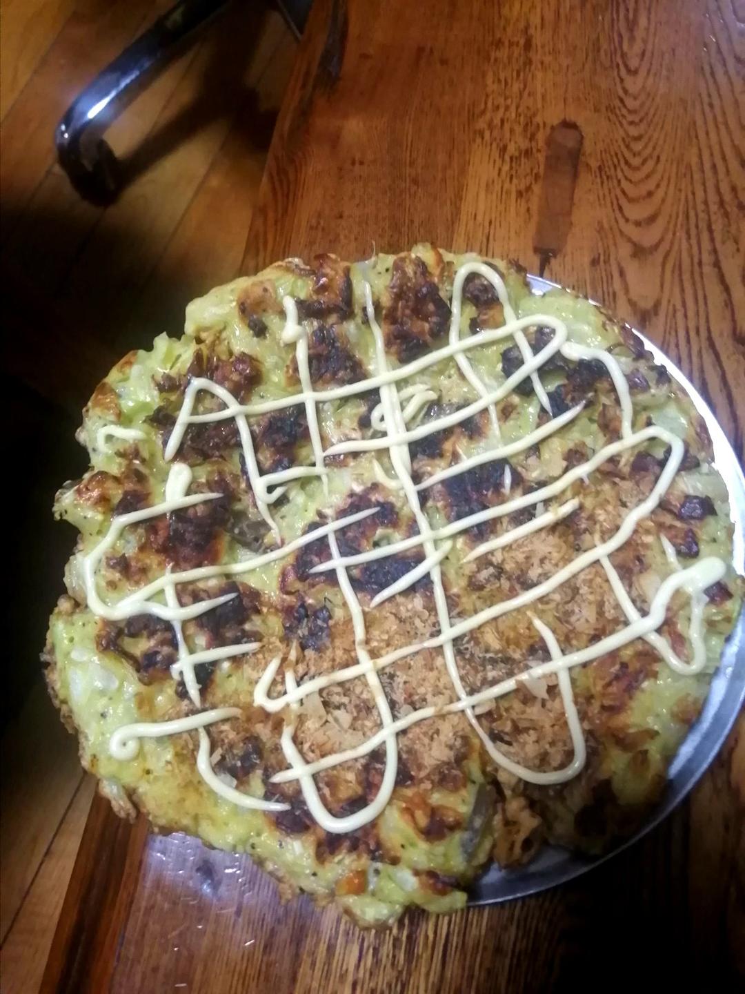 超简单大阪烧❗️新手也能一次成功❗️15分钟完美早餐