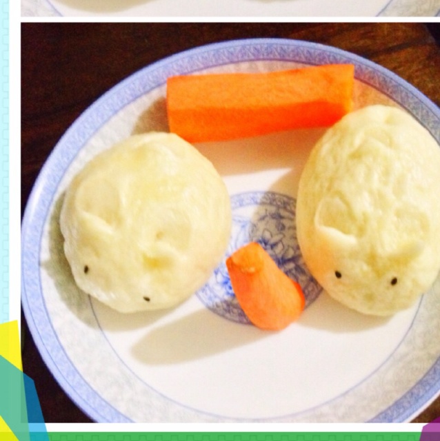 自制无油奶黄包