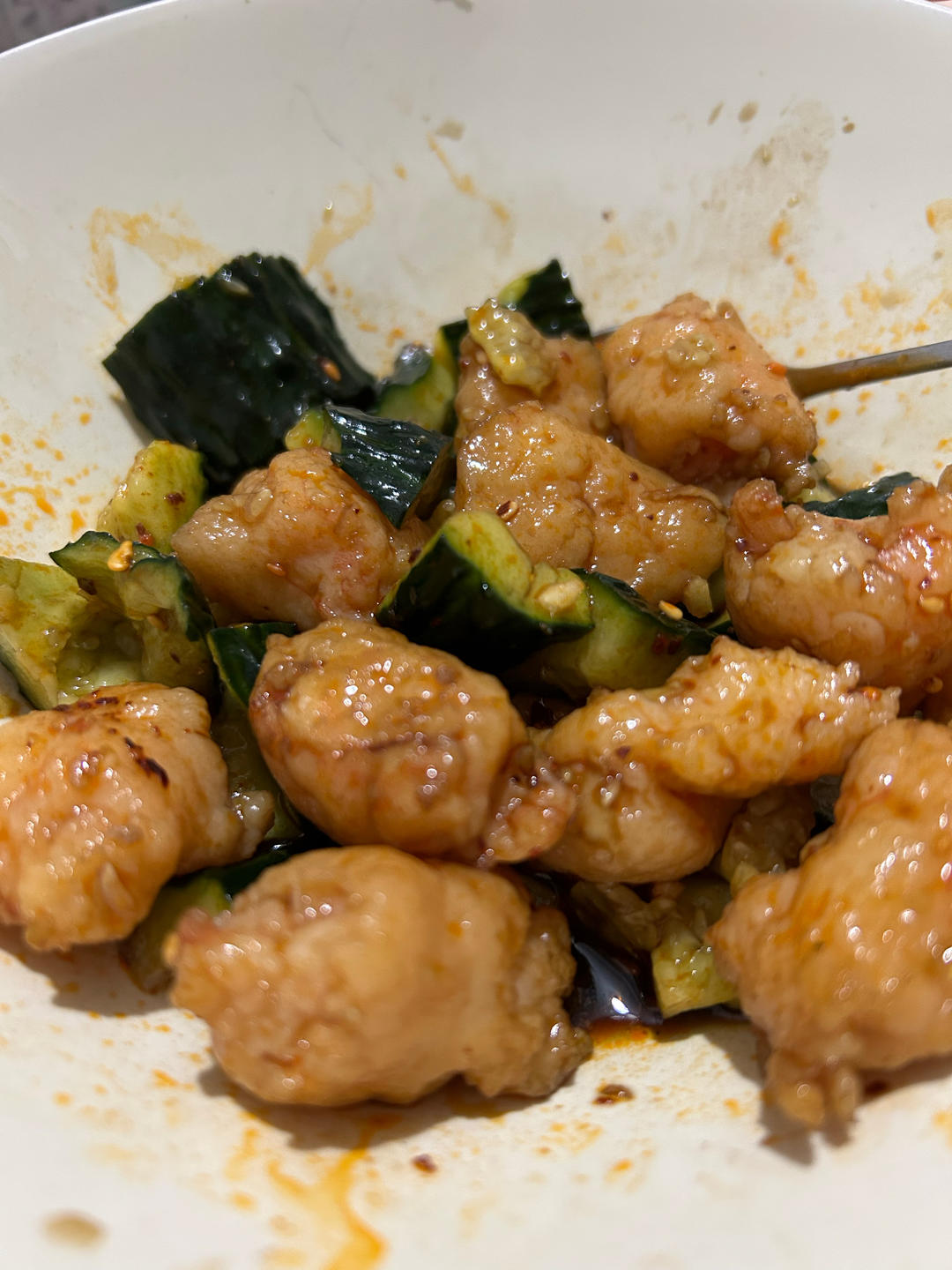 减脂餐l黄瓜凉拌虾滑🍤