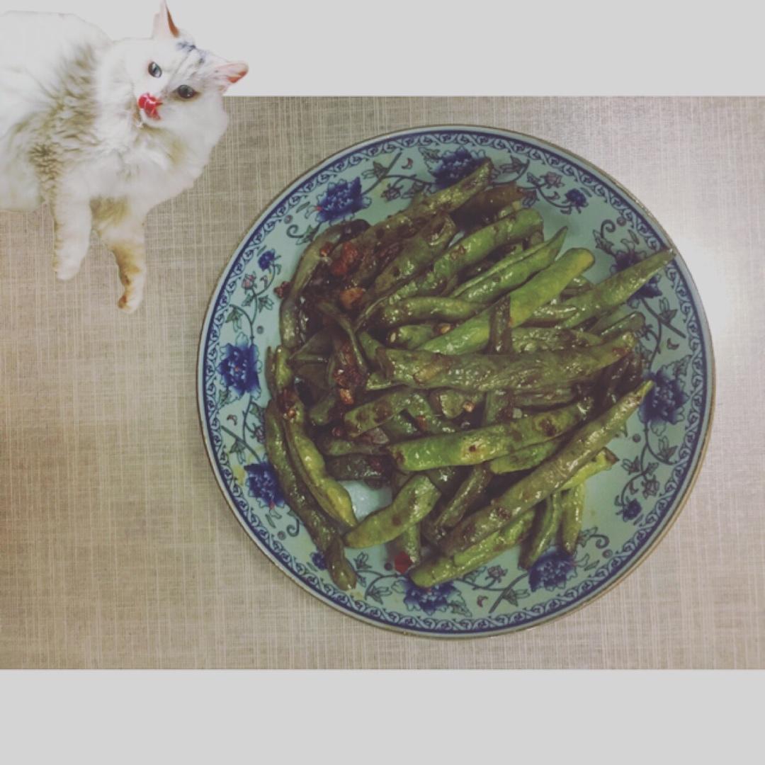 省时少油的干煸四季豆