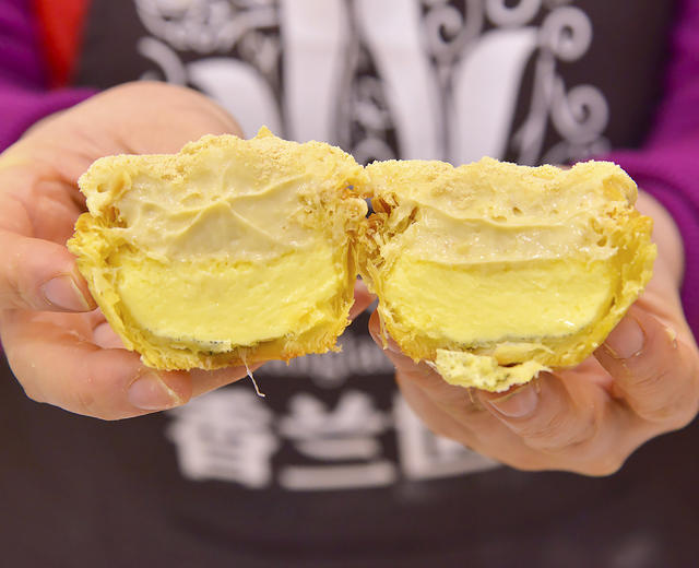 【香兰教程】豆乳脏脏蛋挞，层层起酥蛋挞皮包裹双重夹心