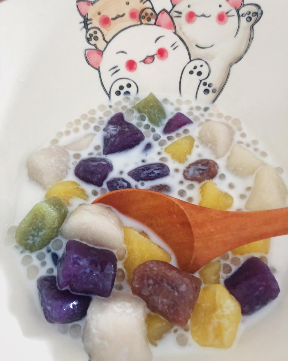 Q弹芋圆的做法 （有视频，学会做柔韧不散的面团）