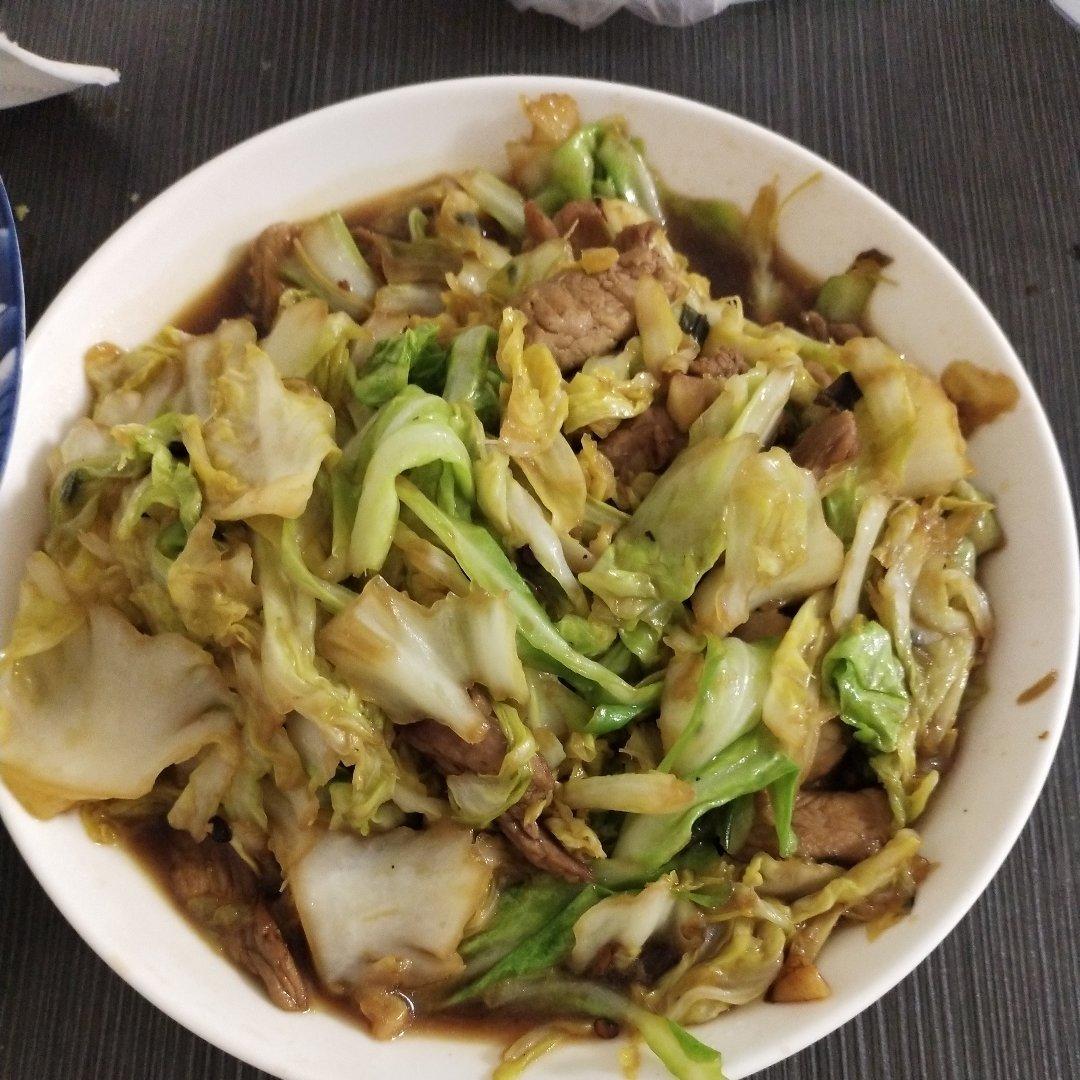 爆炒圆白菜