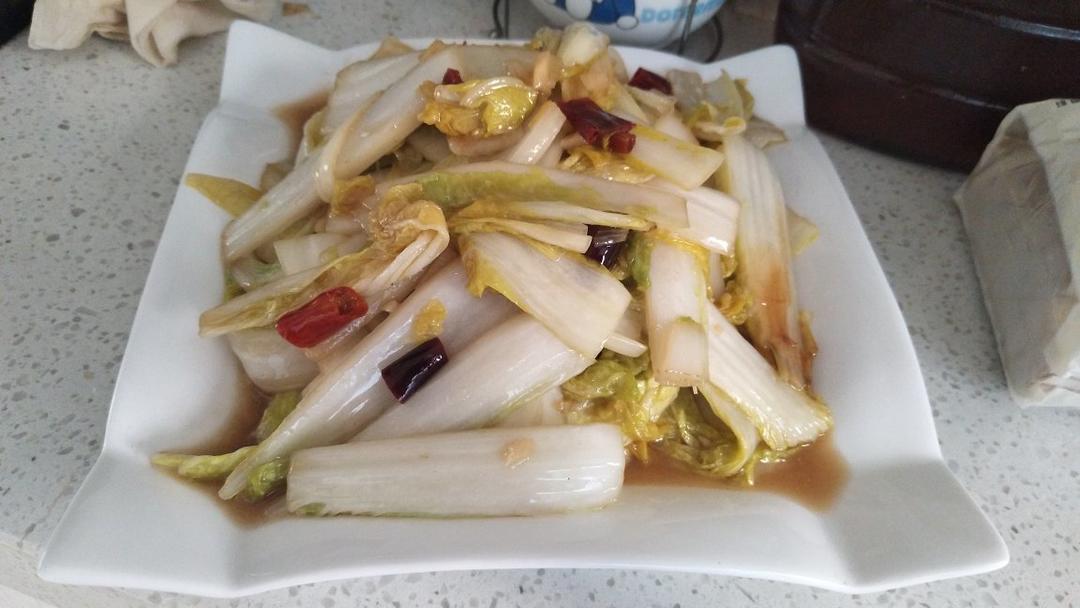 孟小仙做的干烧娃娃菜