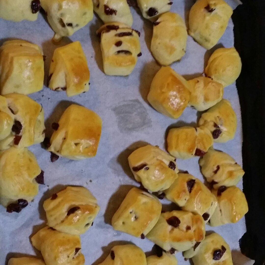 蔓越莓优格小面包块