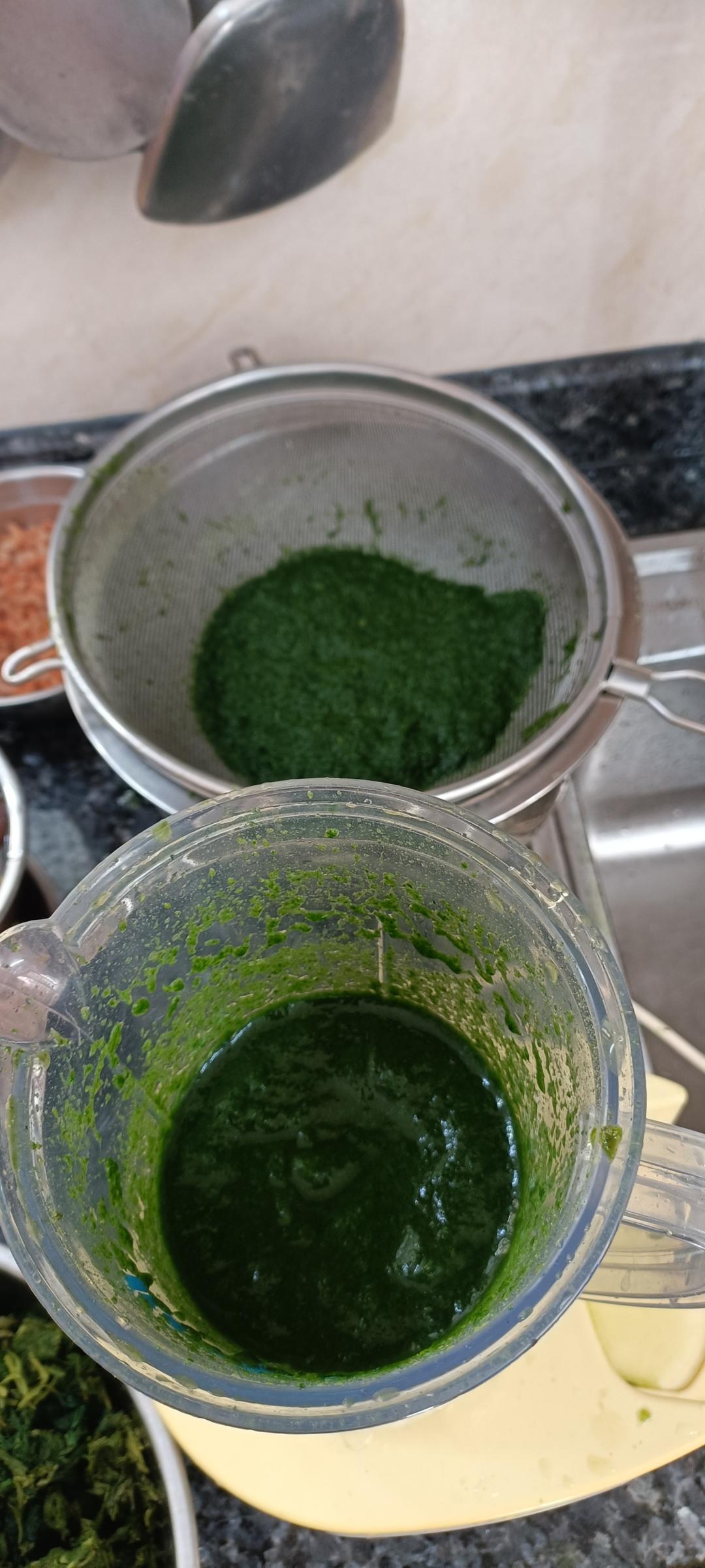 传统浓郁艾草香的艾糍