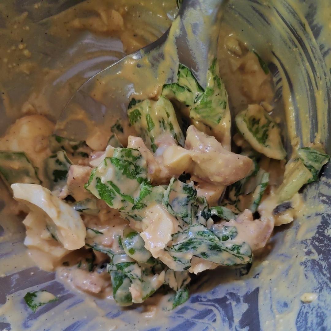 鸡蛋沙拉，超好吃，百搭的鸡蛋沙拉，egg salad
