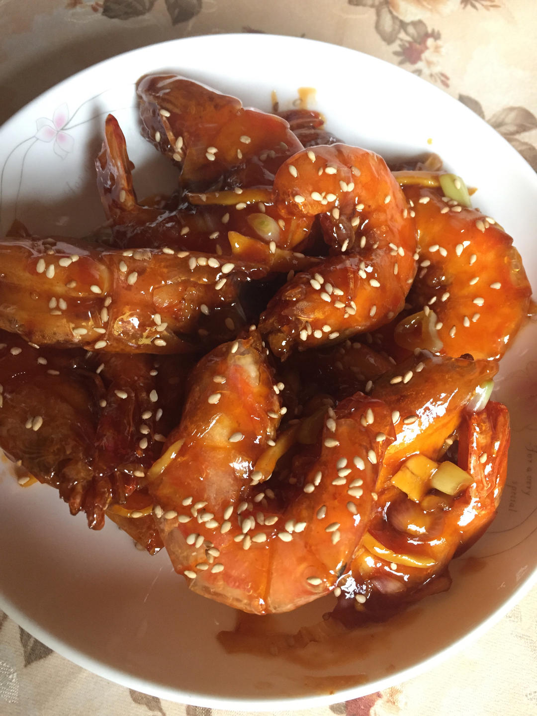 吮指酸甜油焖大虾（糖醋大虾）