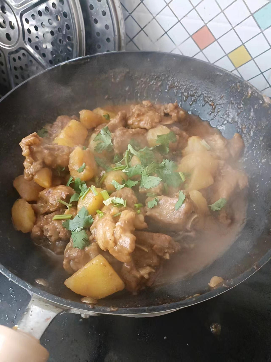 土豆炖排骨