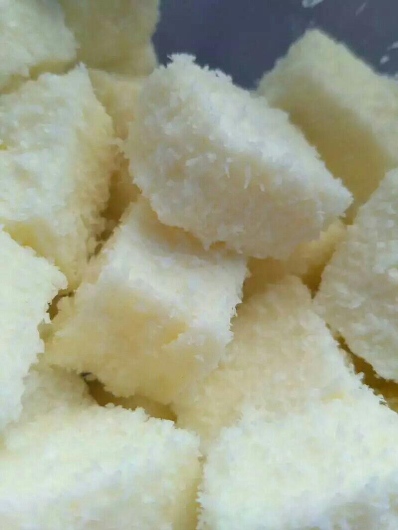 椰蓉牛奶小方块的做法