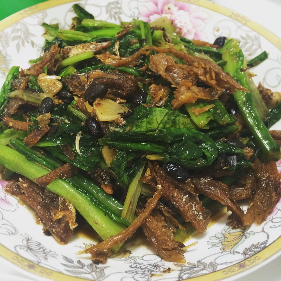 豆豉鲮鱼油麦菜