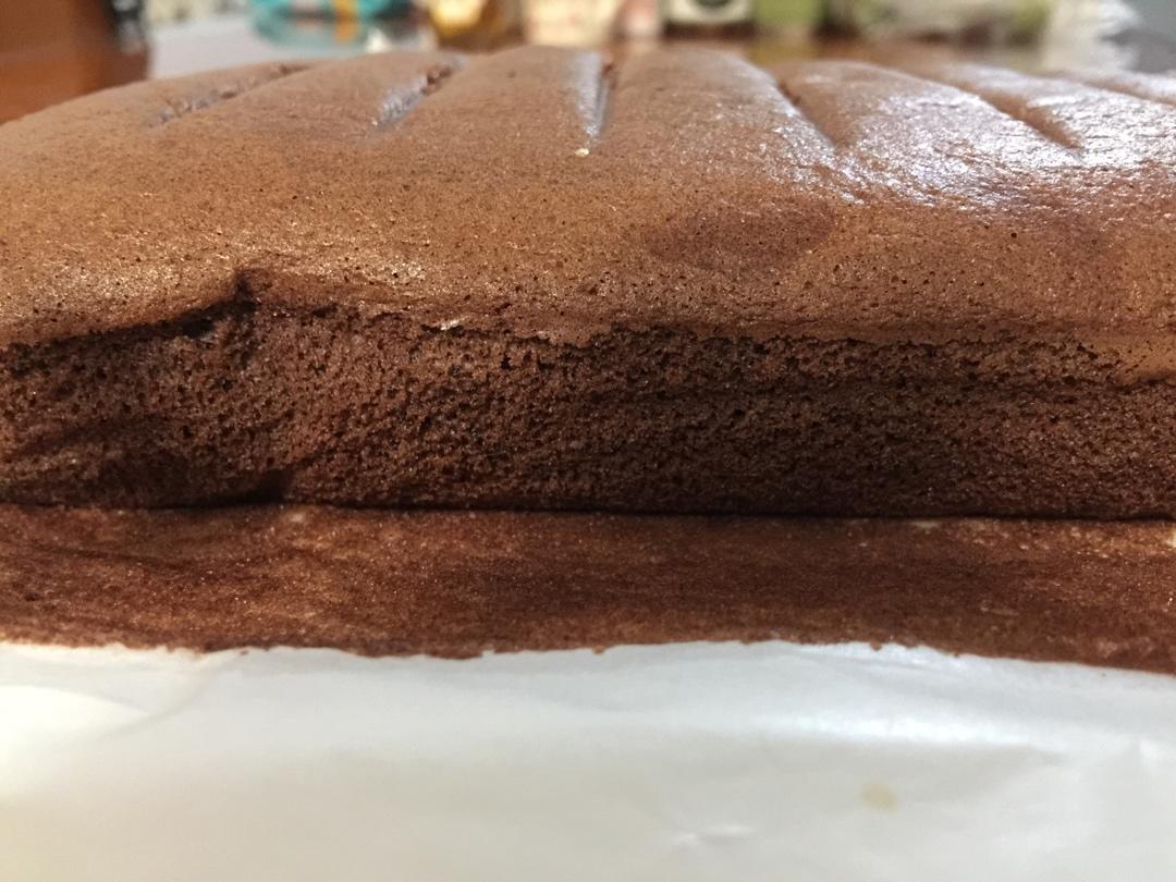 可可戚风蛋糕～8寸～百分百成功