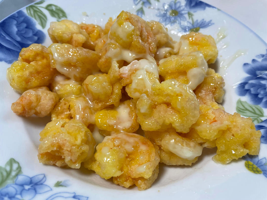 柏悦平替版芥末虾球