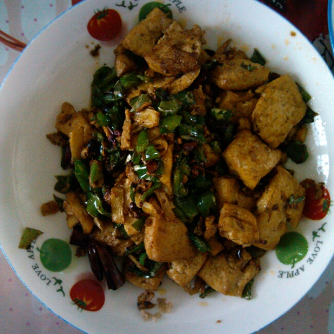 家常煎豆腐