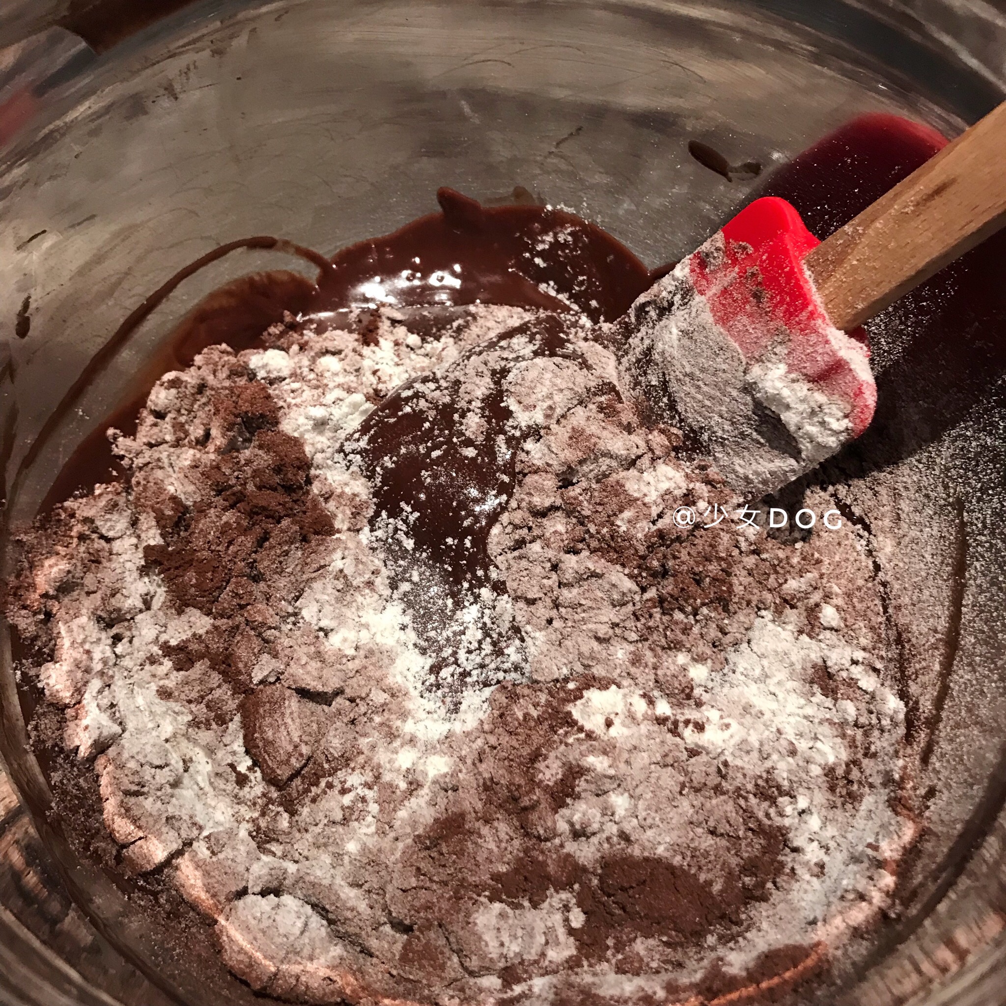 超浓厚软糖质地的布朗尼 - Fudgy Brownies (减糖版)的做法 步骤3