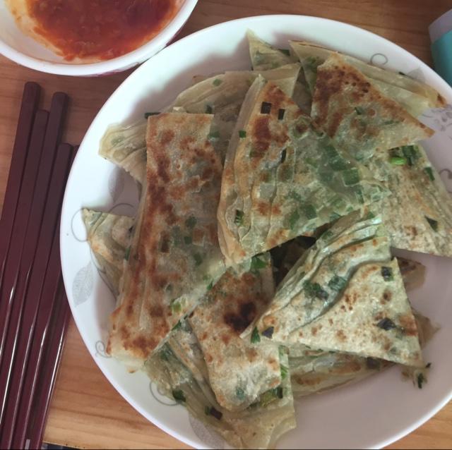饺子皮葱油饼