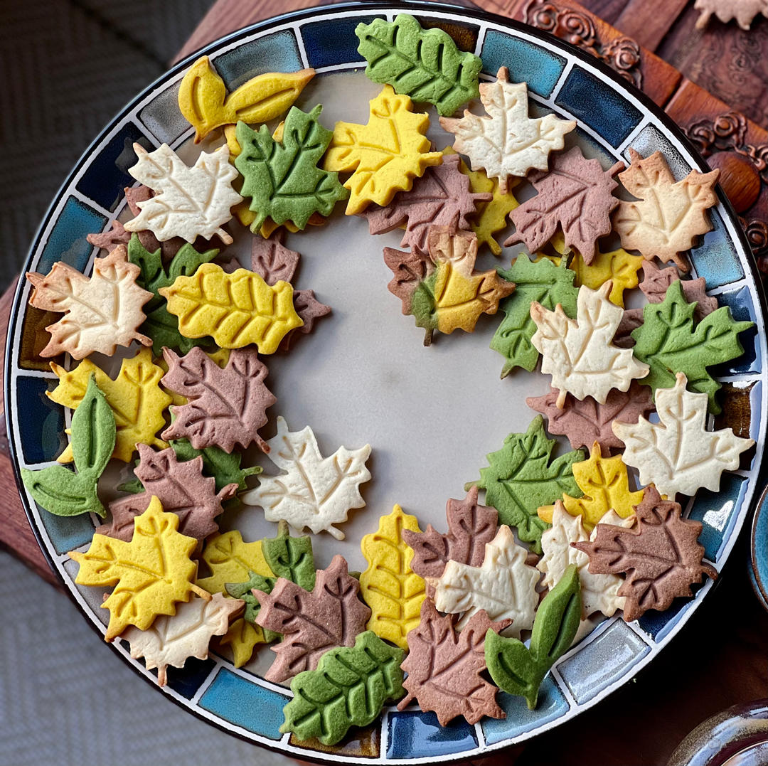 高级感十足的印花曲奇