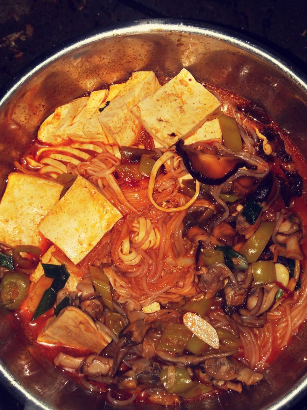 韩国泡菜豆腐汤（无油）