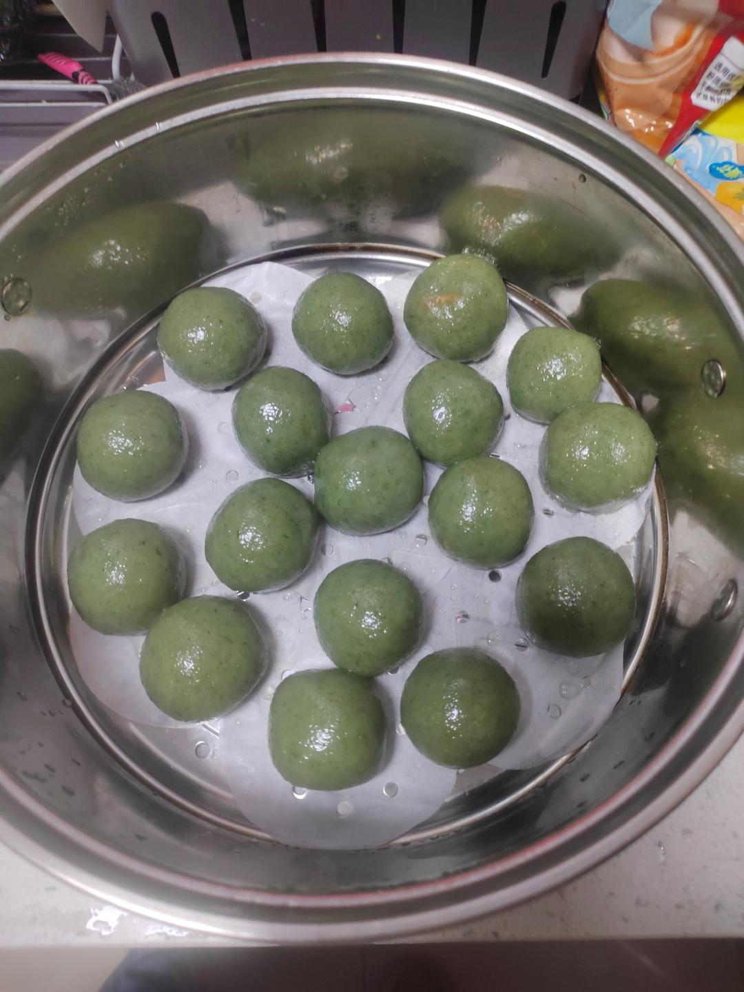 青团（艾草粉版不开裂不塌陷）