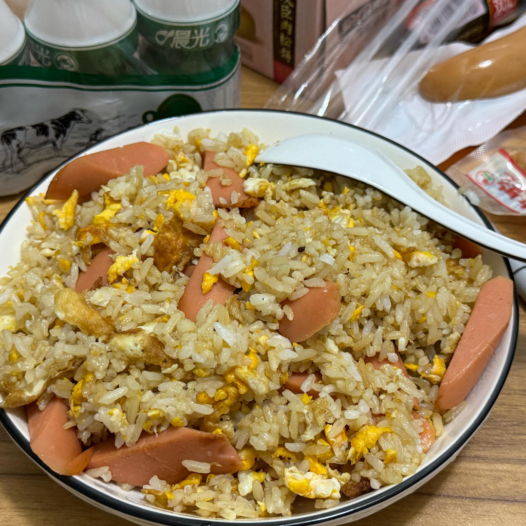 十五分钟搞定火腿蛋炒饭