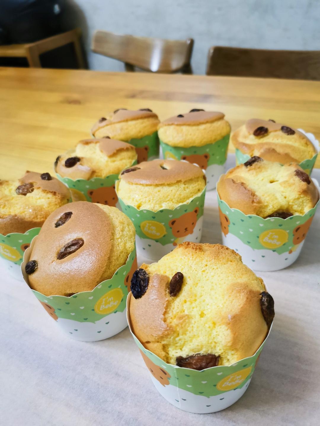 纸杯蛋糕 8寸戚风蛋糕的量