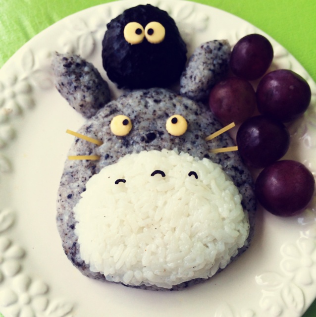 龙猫和煤球精灵饭团