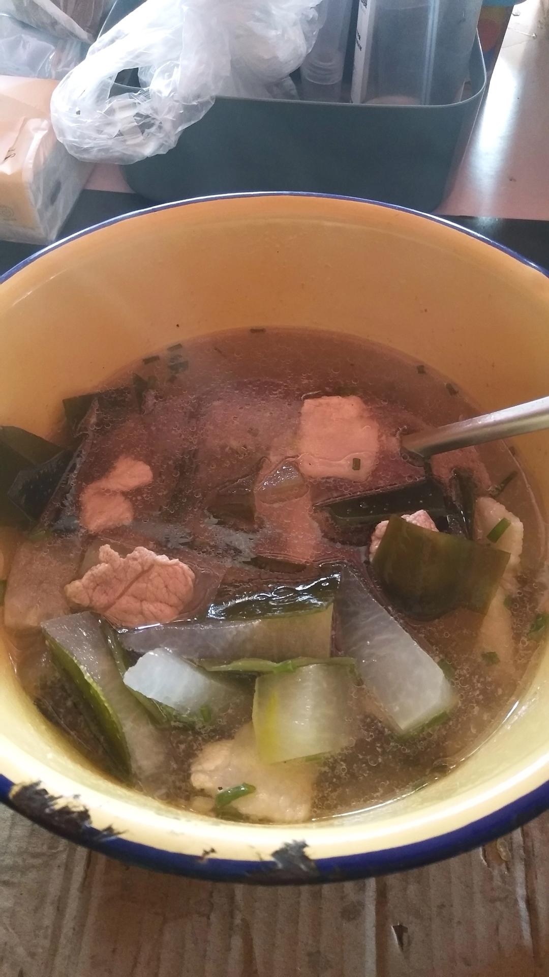 冬瓜肉片汤