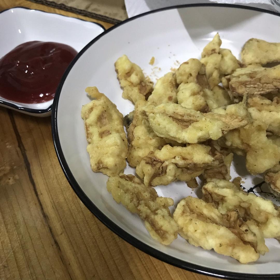 绝对惊艳到你💌一起来吃外酥里嫩，给肉都不换的椒盐杏鲍菇❗️