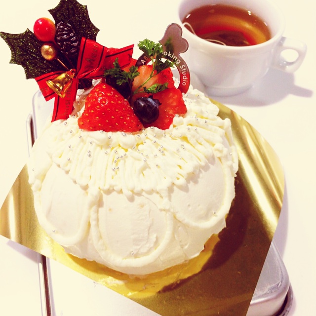 鲜奶油草莓蛋糕